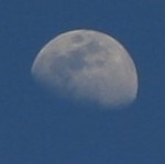 Moon 
During Daytime
