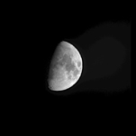 Wide-field image of the Moon