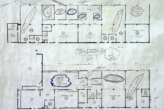 Architectural drawing of the proposed 
STEM education center