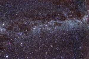 The 
northern Milky Way, centered on Cassiopeia