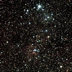 NGC 2254, open cluster in 
Monoceros