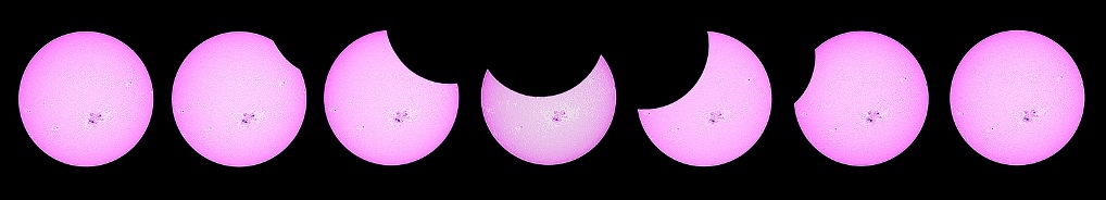 Partial solar 
eclipse series