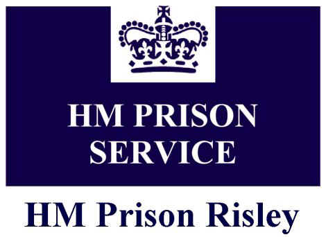 HM Prison Risley Logo - Click Gate button below to enter site