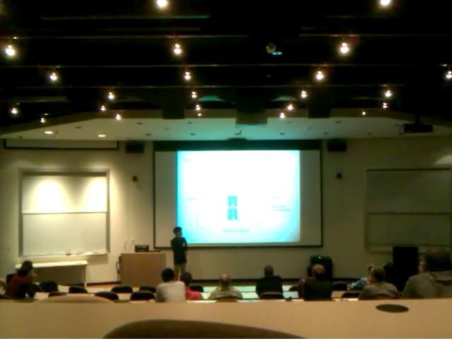 Oral presentation at 2011 APS annual meeting (Ryan Fukuda)