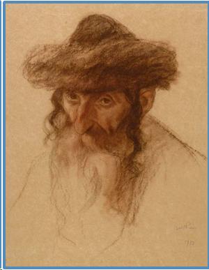 Jewish Rabbi - drawing